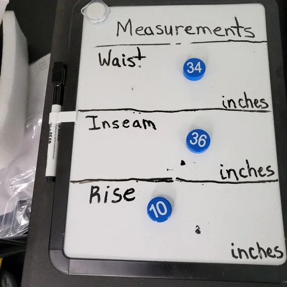 Betabrand Sons of Britches Jeans Men's 34 Long Dark Wash Raw Denim V Pocket Rare - Picture 6 of 8